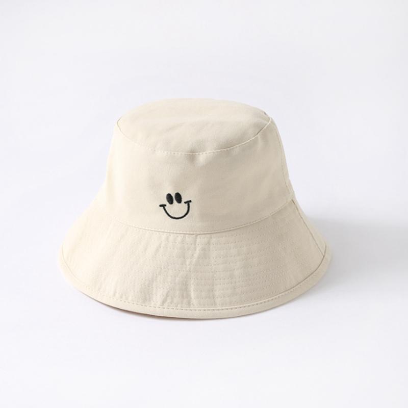 

Sunshade hat female sunscreen hat female Xia double smiling face fisherman's