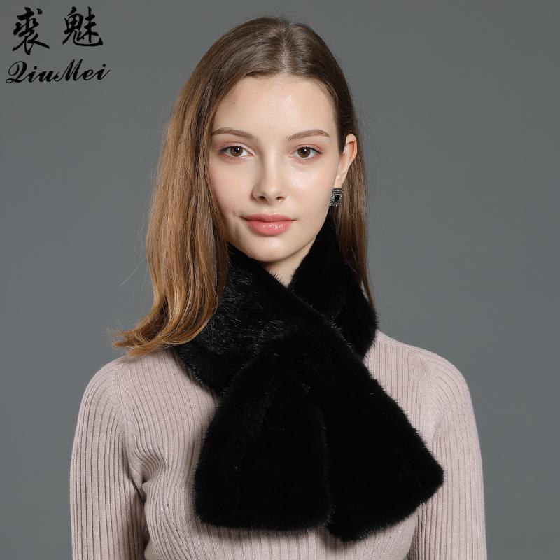 

90cm Length Long Scarf Knitting Snood Femme muffler Ladies Warm 2020 Fashion Natural Women's Neckerchief Scarf