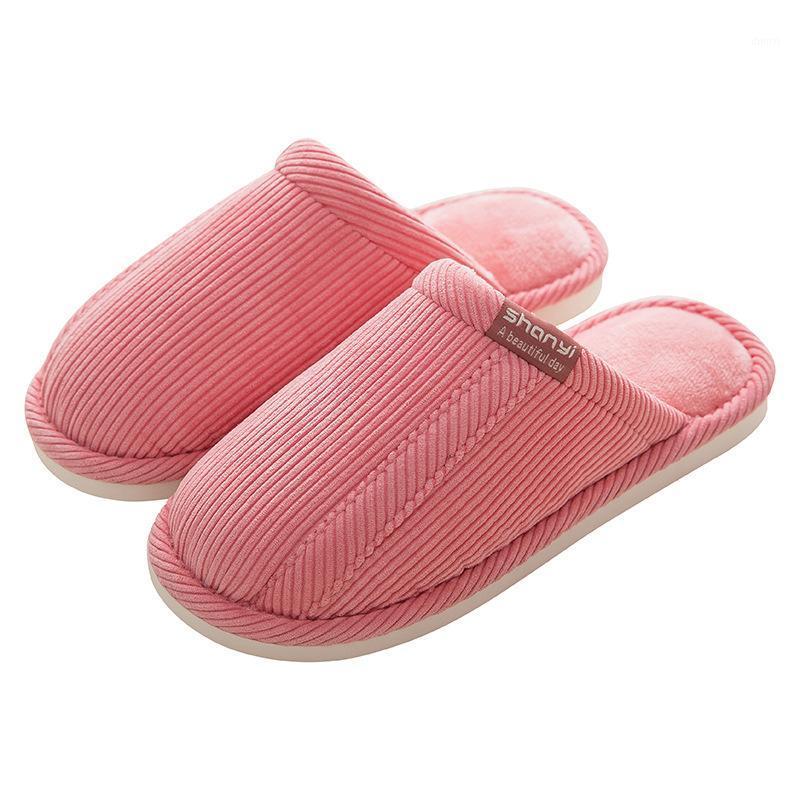 

Home Slippers Short Plush Warm Soft Cotton Women Slippers Loves Floor Indoor Shoes Women1, Navy blue