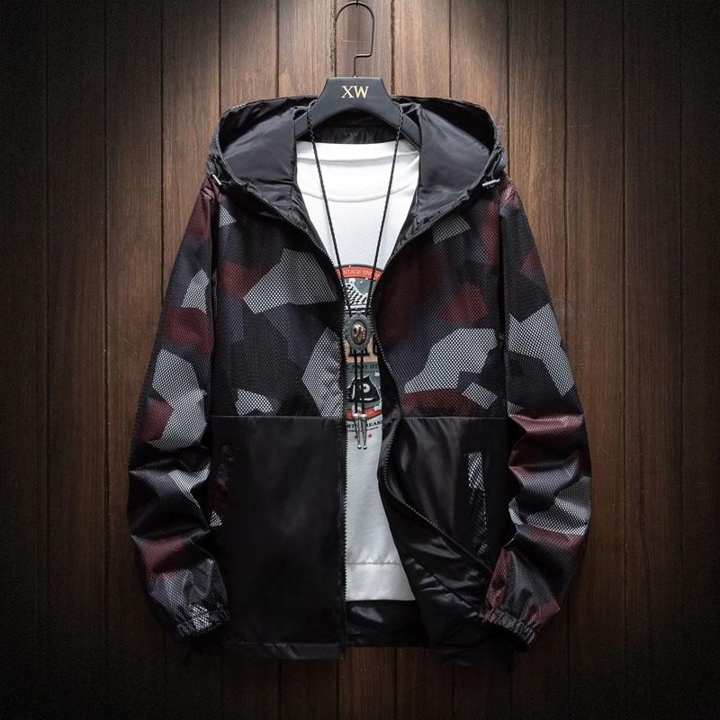 

Men Hooded Jackets Coats Male Men's Outwear Clothing, Black