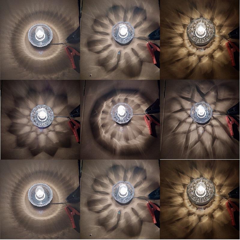 

Modern creative Glass crystal dish Wall Lamp for restaurant/hotel bedroom Home Decor Living Room Corridor E14 Mounted Wall Lamp