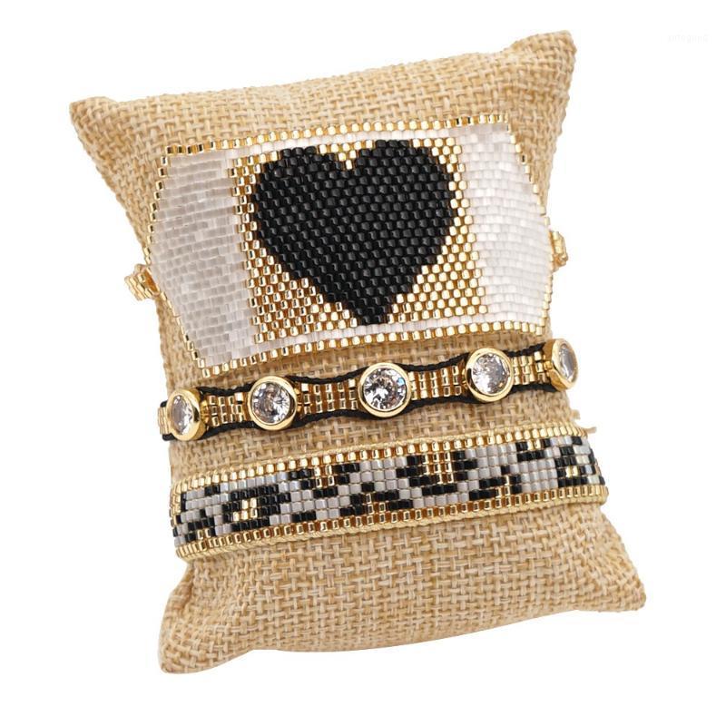 

Charm Bracelets Go2Boho Leopard Bracelet Miyuki For Women Mexican Heart Jewelry Femme Friends Gift Jewellery Wholesale Accessories1