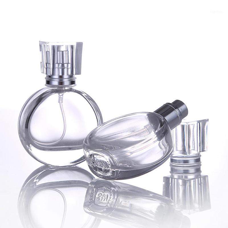 

25ml Round Mini Thick Glass Perfume Bottle Women Portable Refillable Travel Cosmetics Fine Mist Spray Atomizer Empty Pump1