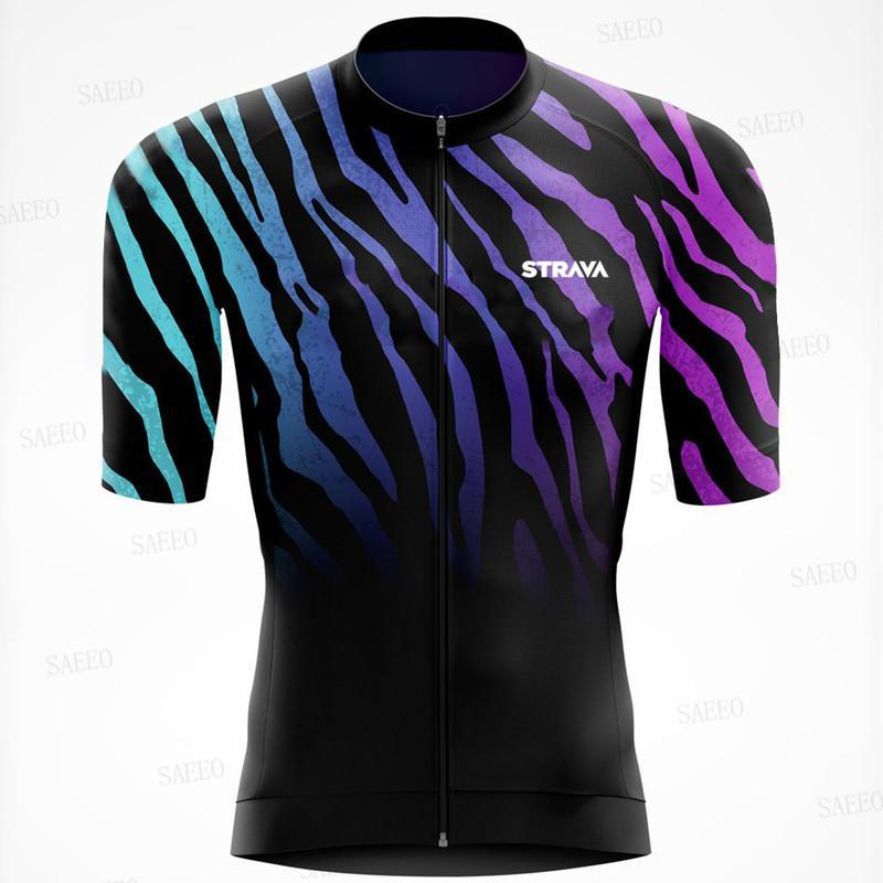 

STRAVA 2020 new Pro Bicycle Team Short Sleeve Men's Cycling Jersey Summer breathable Cycling Clothing n w1