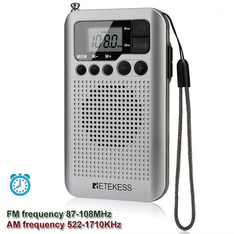 

Mini FM AM Radio Receiver with Speaker LCD Display Screeen Support Time Display Sleep Shutdown Regular Startup 3.5MM Headphone1