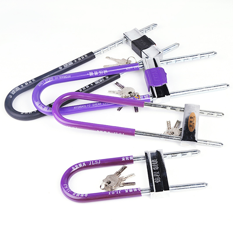 

Wholesale U-lock bicycle motorcycle lock door head anti-theft lock multi-purpose portable non-slip explosion-proof