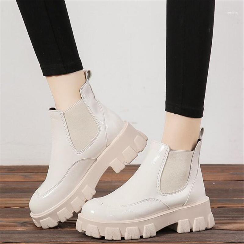 

Women Boots Women Shoes Ladies Winter Autumn High Heels Leather Female Brand Fashion Casual Luxury Ankle Woman Boots for1, Beige