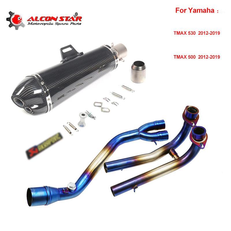 

Alconstar- Motorcycle Exhaust Muffler Escape Full System Slip-on For TMAX 530 TMAX 500 TMAX530 TMAX500 2012-20191