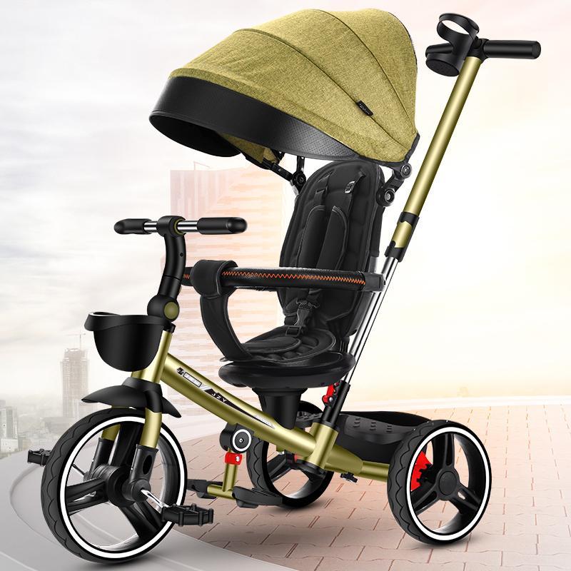 

Jinioyo multi-function baby trolley, tricycle riding, can sit, can lie, seat be hung1