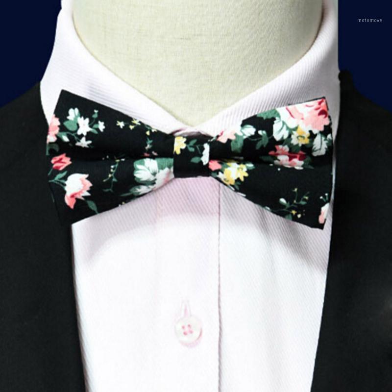 

2020 New Men's Business Formal Wear Korean Cotton Pattern Bow Tie Men Formal Wedding Bowtie Novelty Tuxedo Necktie Bow Tie1