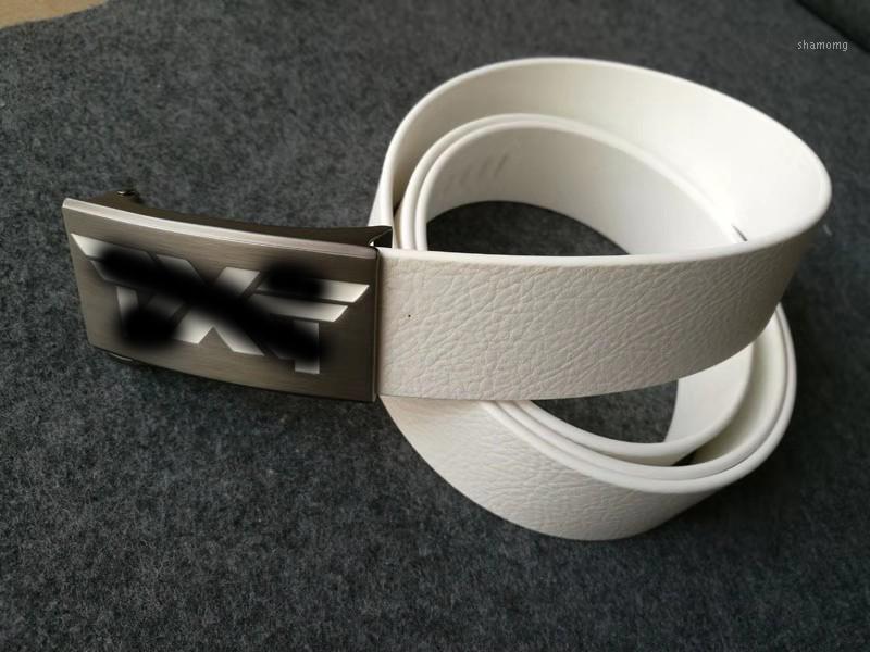 

High quality Golf Belt for Men fashion Brand belt length can be cut1, White