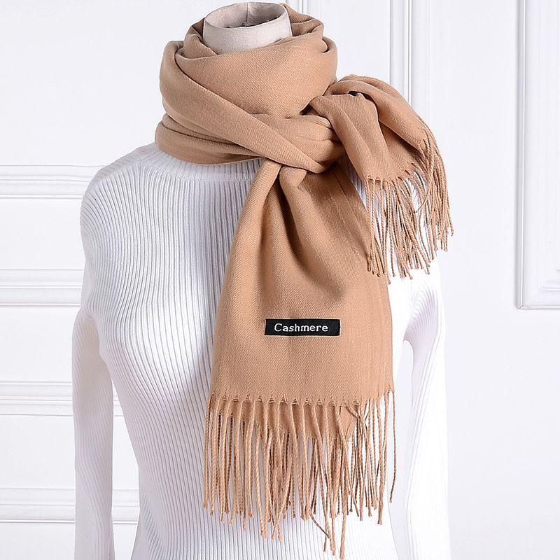 

New arrival fashion temperament ladies high quality comfortable warm thick long scarf women tassel big outdoor sweet shawl