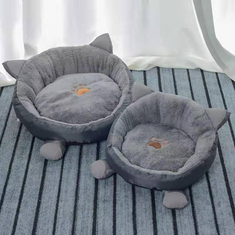 

All Season Circular Cat Mat Beds House Super Soft Cat Cushion Resistance Bite Grasp Cute Sleeping Bed Removable Cover Hand Wash1