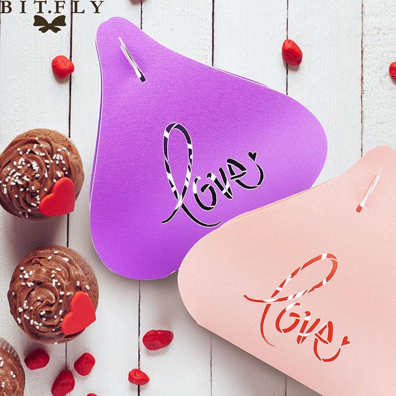 

10pcs Heart Hollow Love Cake Candy Box Wedding Favor Marriage Baby Shower Gift Box Packaging Party Event Supplies1