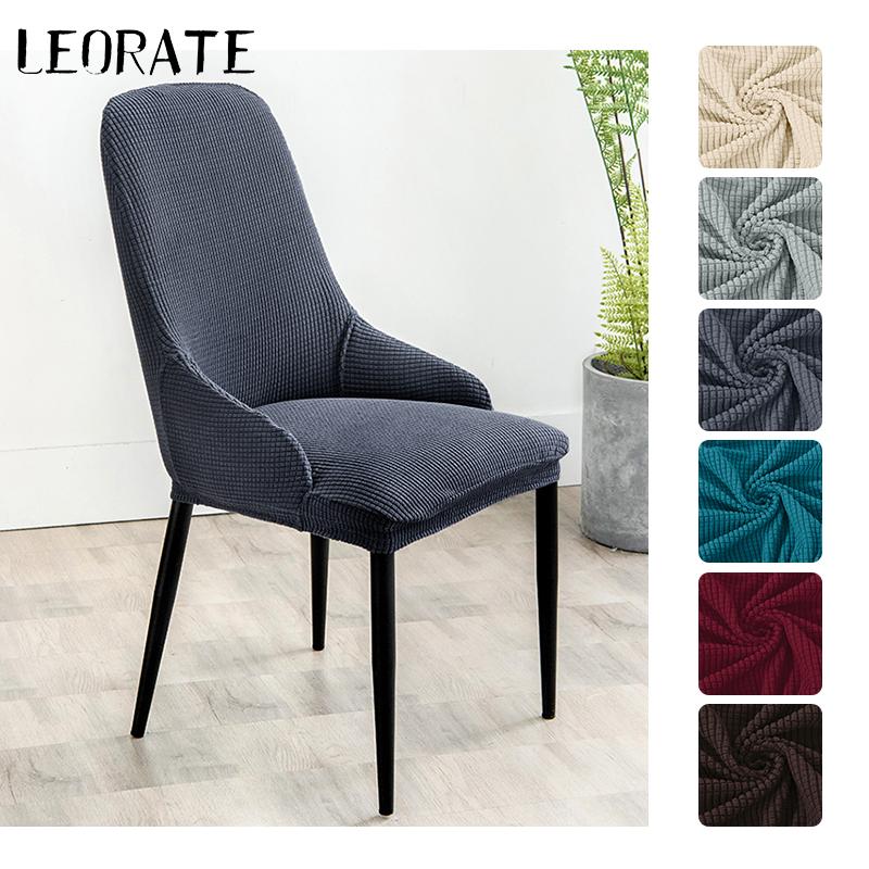 

12 Colors Soft Fabric Chair Cover Big Elastic Washable Removable Protector Slipcovers Seat Covers Banquet Hotel Home Decoration