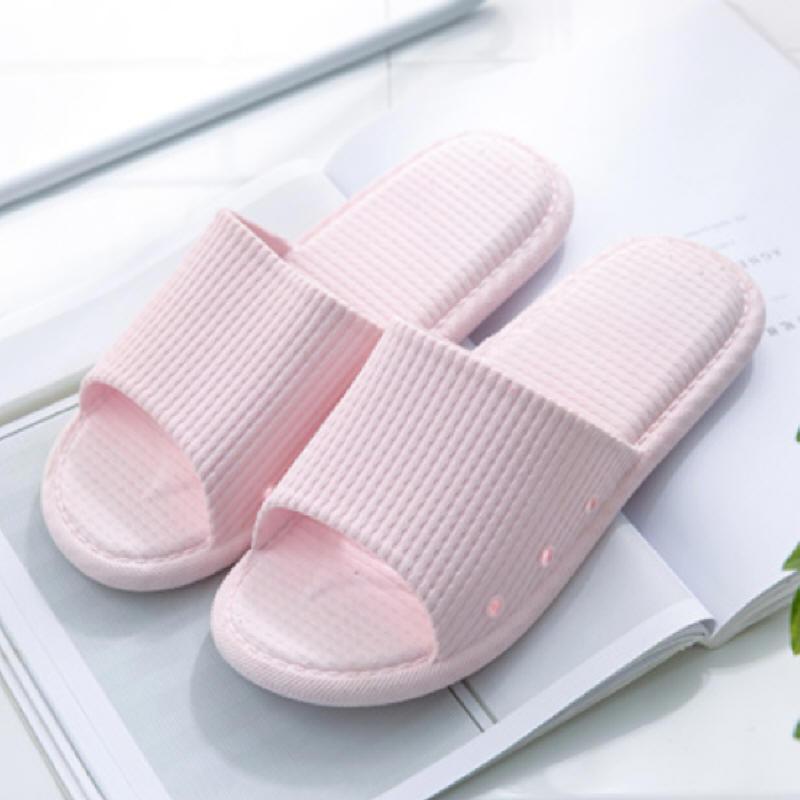 

2021 New Year Fashion Trendy Flat Round Toe Ladies Soft Bottom Home Slippers 1656, 15