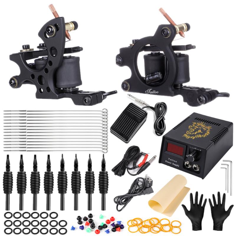 

Solong Coil Tattoo Machine Set Full Set of Double Machine Tattoo Professional Cut Line