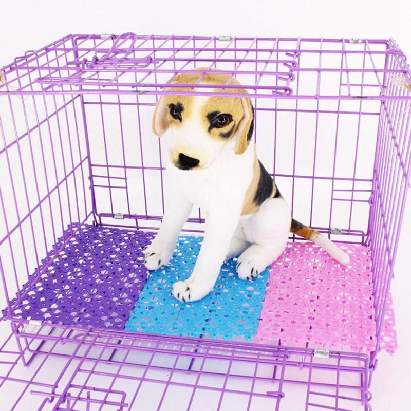 

Pet Mats Breathable Dog Cat House Accessories Bathroom Floor Puppy Bed Table Foot Cage Sleep Pad Non-slip, White