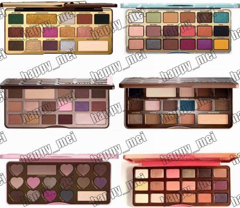 

Factory Direct DHL Free Shipping New Makeup Eyes 16/18 Colors Chocolate Eyeshadow Palette!