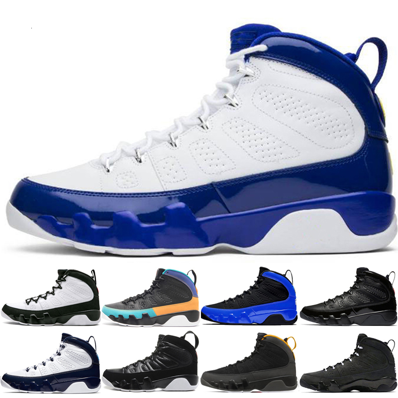 

new 9s men PE basketball shoes mens chaussures OG space jam The Spirit Dream It ,Do It University Gold mens outdoor sports Sneakers, White;red
