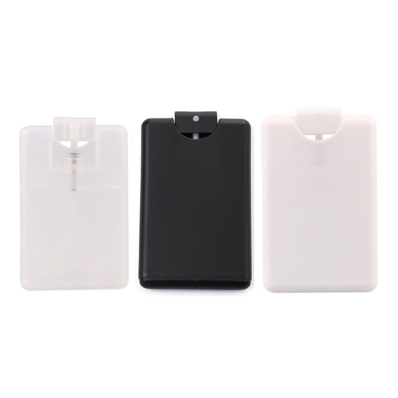 

2021New 10Pcs 20ml Refillable Perfume Spray Bottles Card Type Fine Mist Plastic Empty Liquid Container Portable Sprayer Atomizer