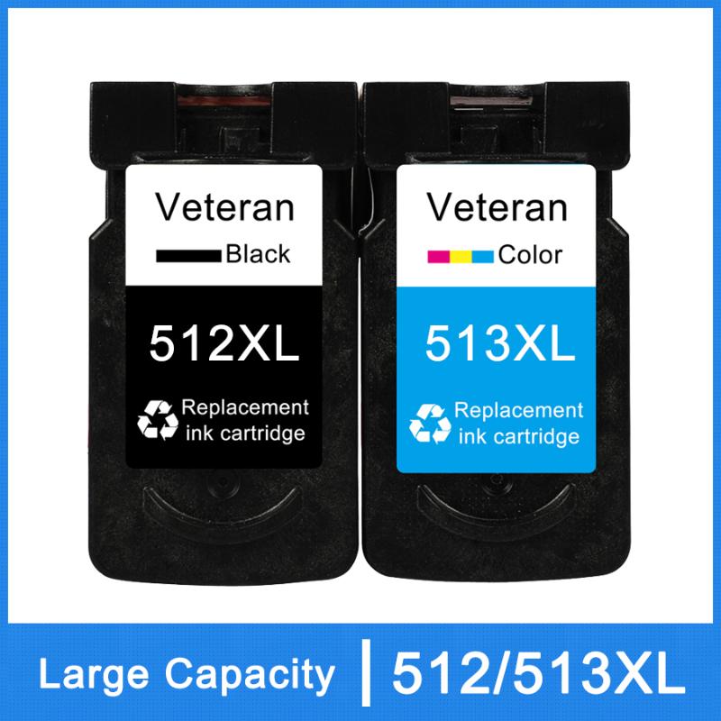 

Veteran PG512 CL513 Cartridge for Canon PG 512 CL 513 Ink Cartridge For Pixma iP2700 iP2702 MP240 MP250 MP252 MP260 MP270 MP280