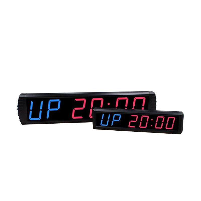 

Hot-selling gym training clock LED digital gym crossfit clock workout timer with programmable functions