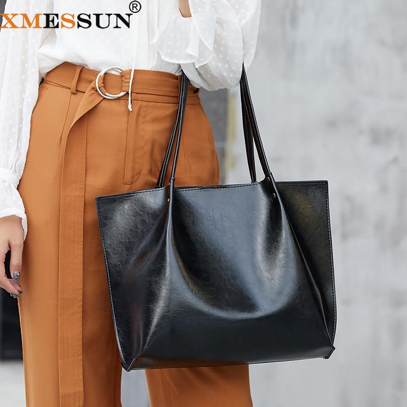 

Alirattan New 2021 Retro Leather Shoulder Bag Fashion Design Women Shoulder Messenger Bag Trendy Female Shopping Travel K269, Black