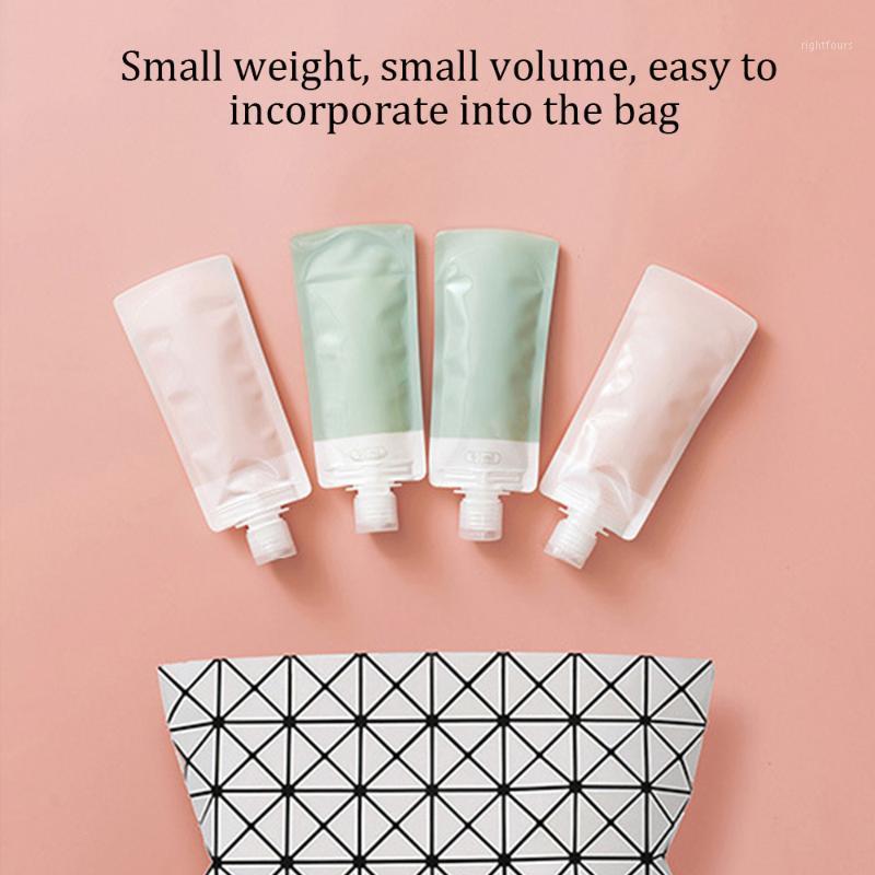 

Emulsion Dispenser 2pcs/set Portable Shower Shampoo Bottle Facial Cleanser Liquid Bottle Travel Bag Foldable Curl Hot1