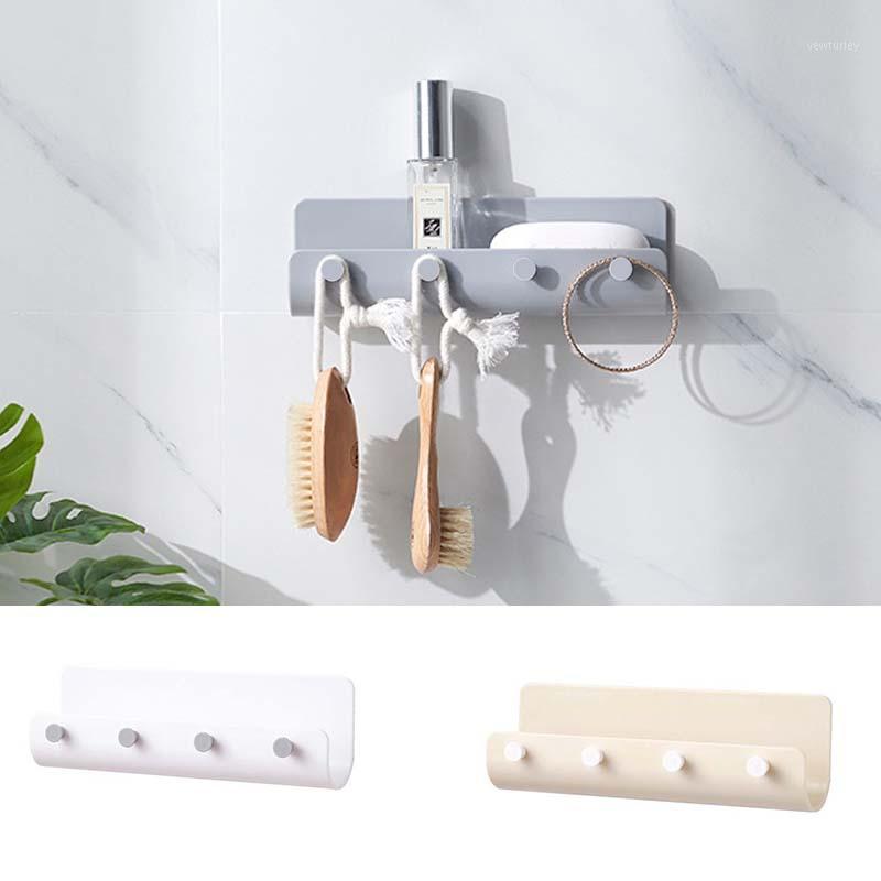

2019 New Home Decor Door Hanger Wall Mount Hooks Key Holder Rack Post Organizer Letter Box Mail Solid Color Bathroom Accessories1