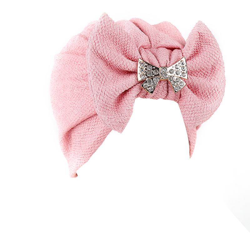 

Beanie/Skull Caps Muslim Women Head Turban Hat Removable Metal Bow Buckle Headscarf African Female Headcover Hair Accessories TB-205, Yellow