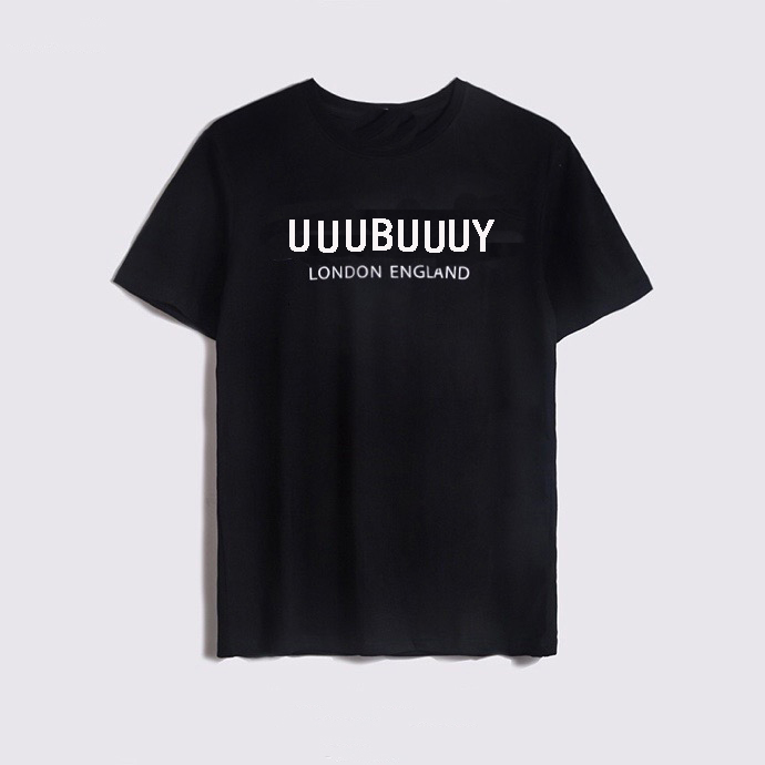 

Luxury designer mens women T shirts summer black and white loose couple short-sleeved O Neck Hip Hop T-Shirt Tops Cotton Tshirts Male, Customize