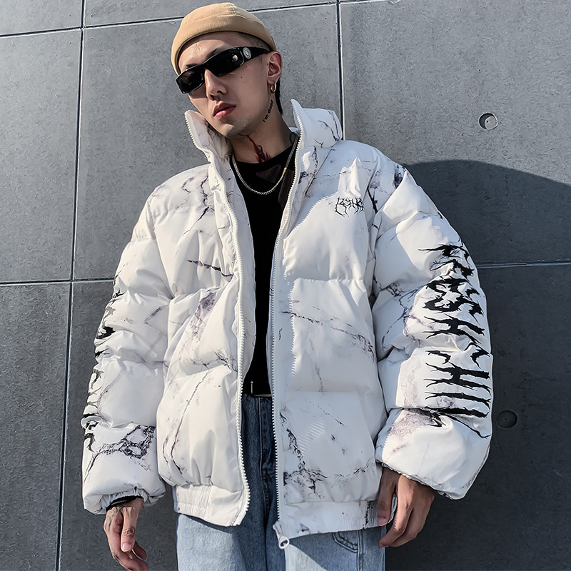 

Parkas Dos Homens novos Cor Slida Qualidade Da Marca Gola Jaqueta Masculina Moda Casual Parka Quente Grosso Casaco streetwear, Black