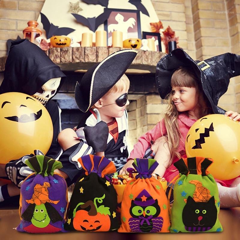 

Halloween Easter party decoration pumpkin ghost candy bag Halloween Gift Bag Candy Home Decorations supplies1
