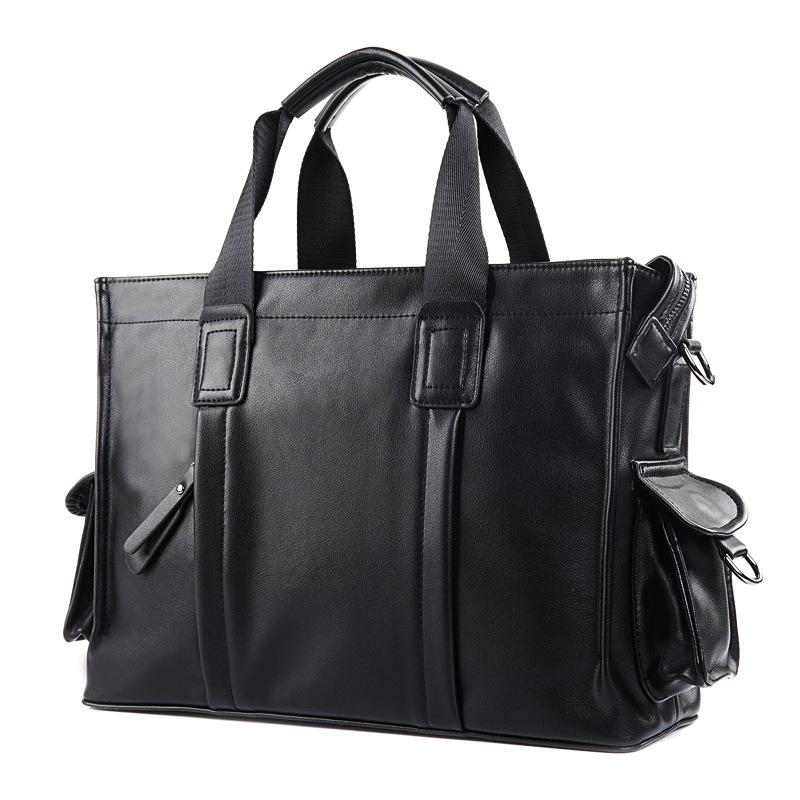 

Multifuctional Travel Bag Outdoor Solid Color Handbag Briefcase Men's Business Messenger Shoulder Bag With Zipper Pocket LD925, Color1