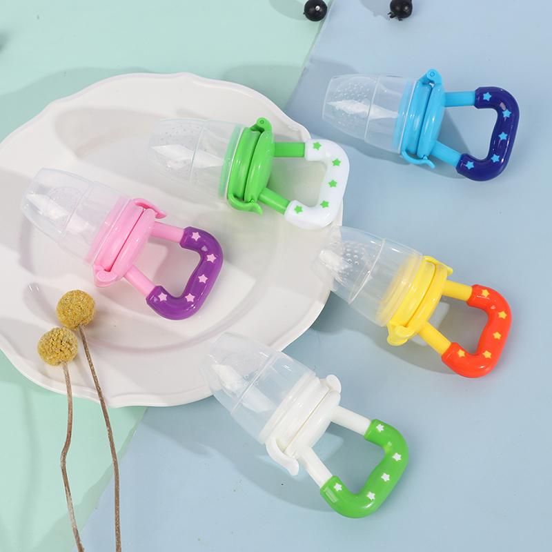 

Silicone Teethers Safety Feeder Bite Teether Baby pacifier Fruit Silicona Baby Teether Nipple