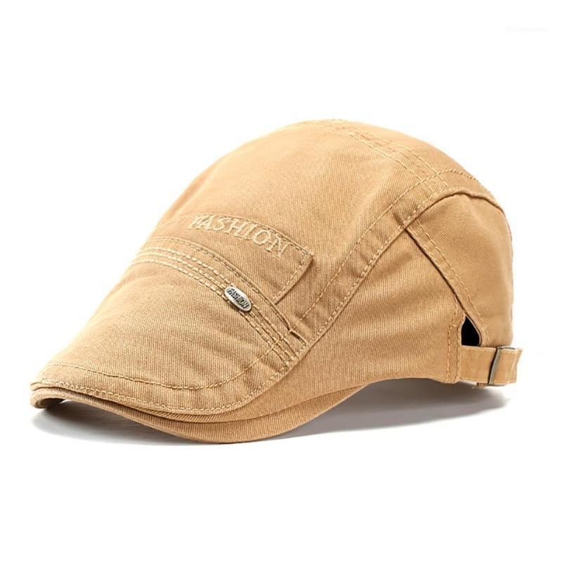 

Men's Casual Hat Berets Cotton Caps for Spring Summer Autumn1, Black