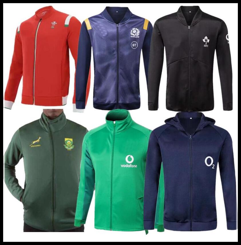 

2020 WALES JACKET RUGBY SCOTLAND SOUTH AFRICA JACKET JERSEY IRELAND RUGBY JACKET JERSEY all black Welsh TRAINING JERSEYS, Black;blue