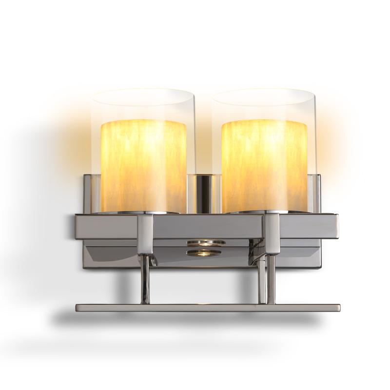 

Creative Double LED Wall Light Fixture Fashion Glass Wall Lamp Modern Marble Sconce Home Lighting Arandela TV Background Lamps