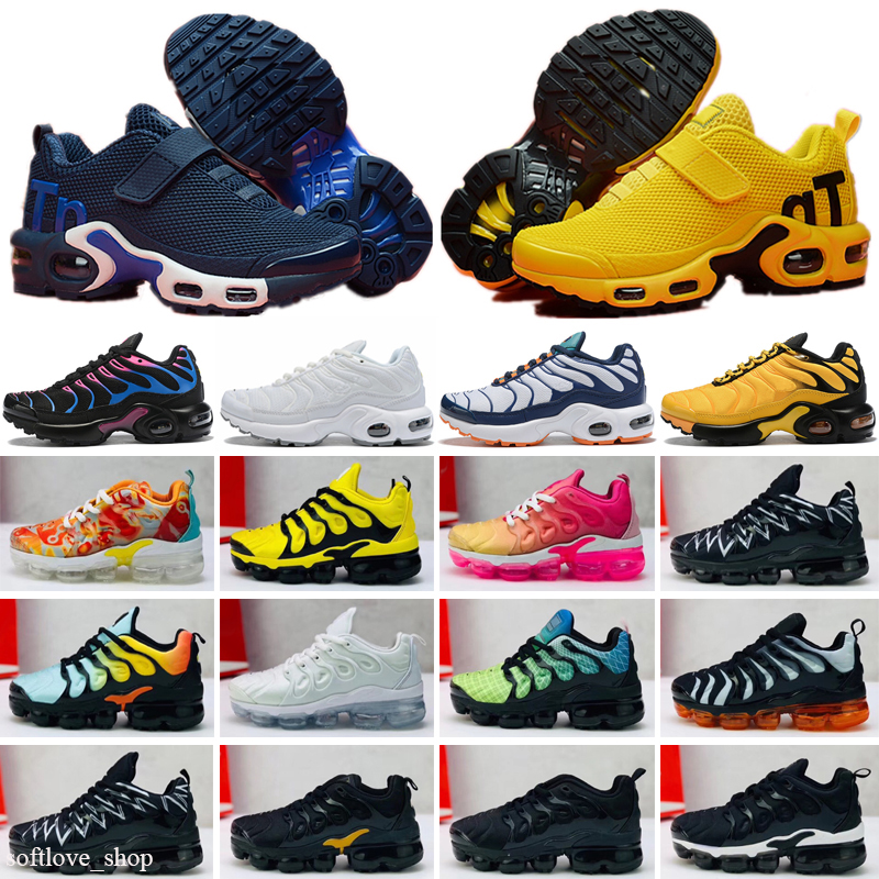 

Children 2021 New kids Shoes Boy& Girl Toddler Youth Trainer kids sneakers Cushion Surface Breathable Sports top quality tn sneakers, As photo