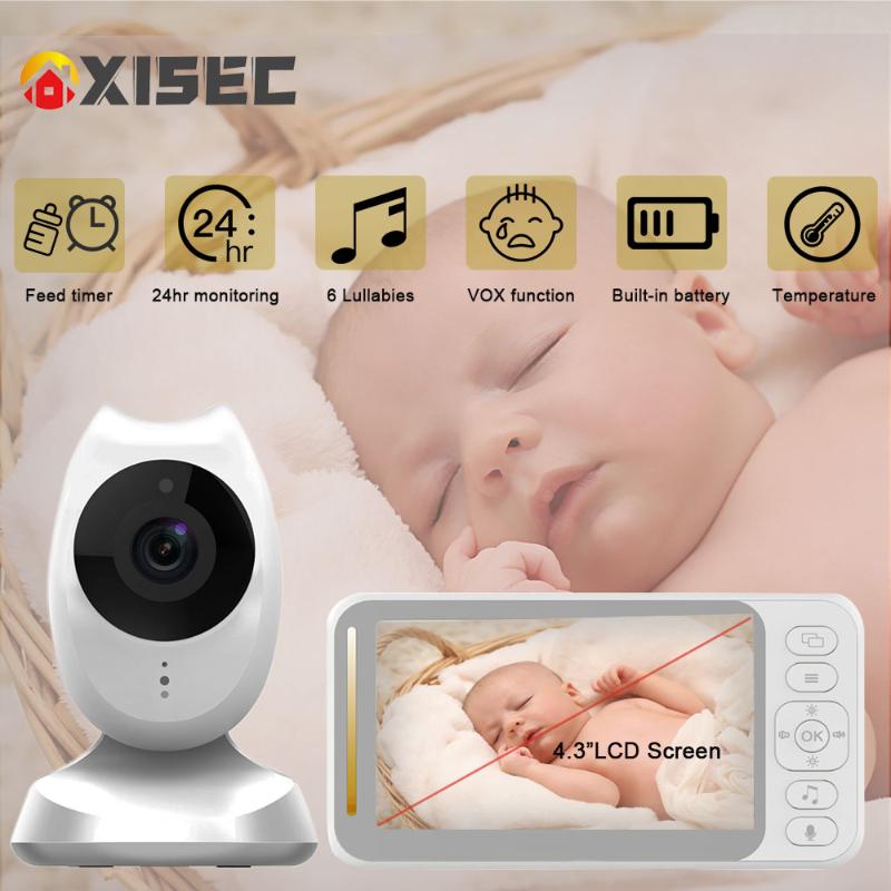 

baba eletronica monitor 2.4Ghz portable rear view Surveillance camera wireless babysitter video nanny two-way audio night vision