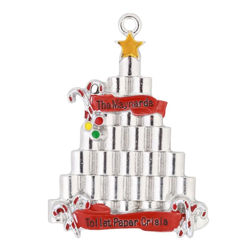 

Christmas Ornament Paper Towel Pattern Hanging Pendant Christmas Decorations For Home Party New Year Navidad Decorations 2021
