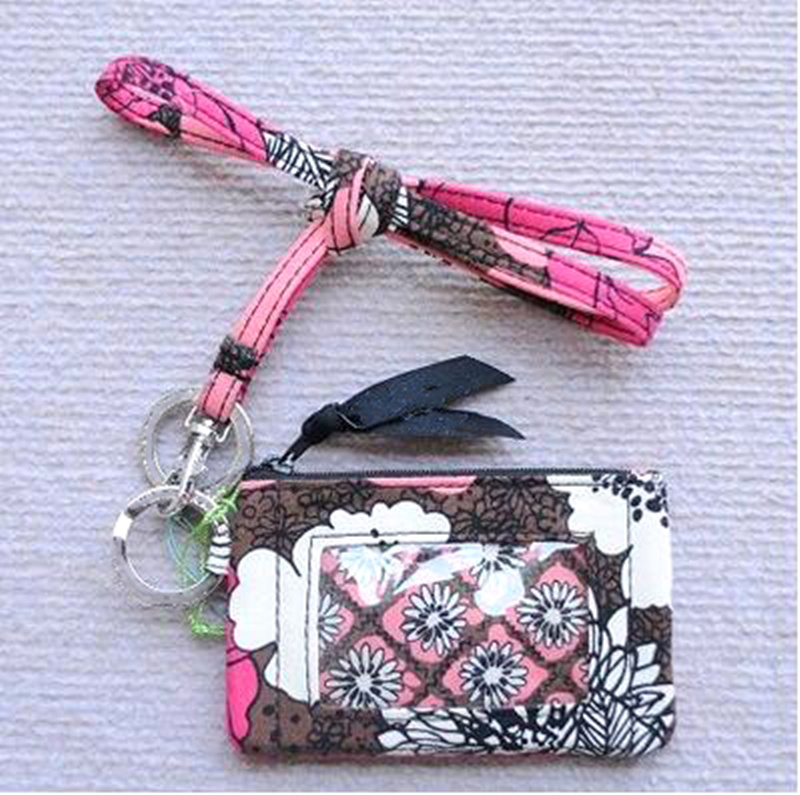 

card holder ID card case with lanyard bus credit Bank Card ID holder lanyard Small Wallet, Multi