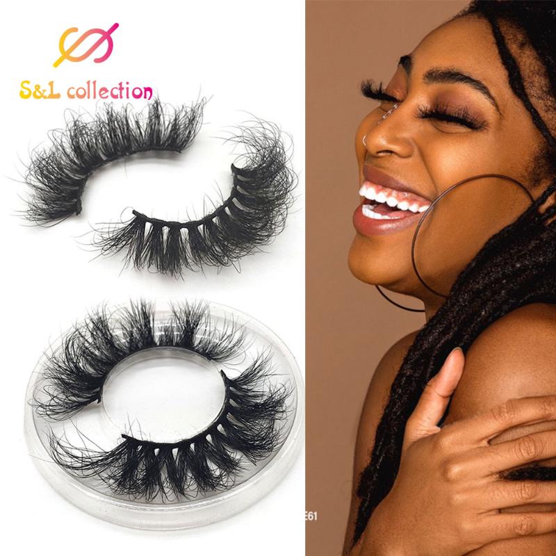 

100% Handmade Fluffy 5D Dramatic Eyelashes 15-20mm Makeup Wispy Mink Lashes Natural Long False Eyelashes Thick Lashes