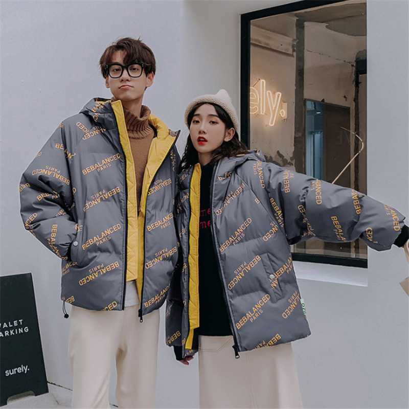 

2020 new winter jacket men and women Korean fashion casual thick bread jacket thick winter down, Picture color