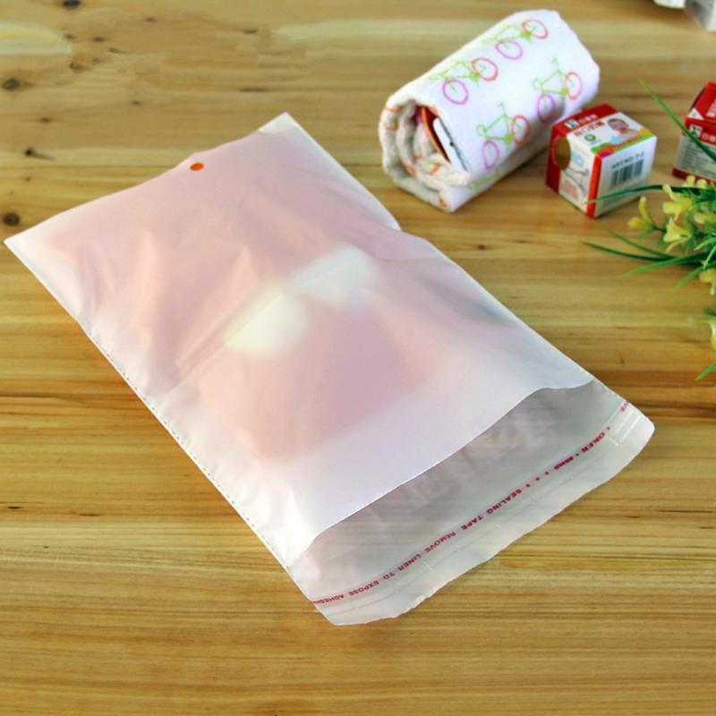 

Retail Milk White Plastic Self Adhesive Seal Bag Household Package Bag Socks Underwear Clothing Selfadhesive Packaging Bags