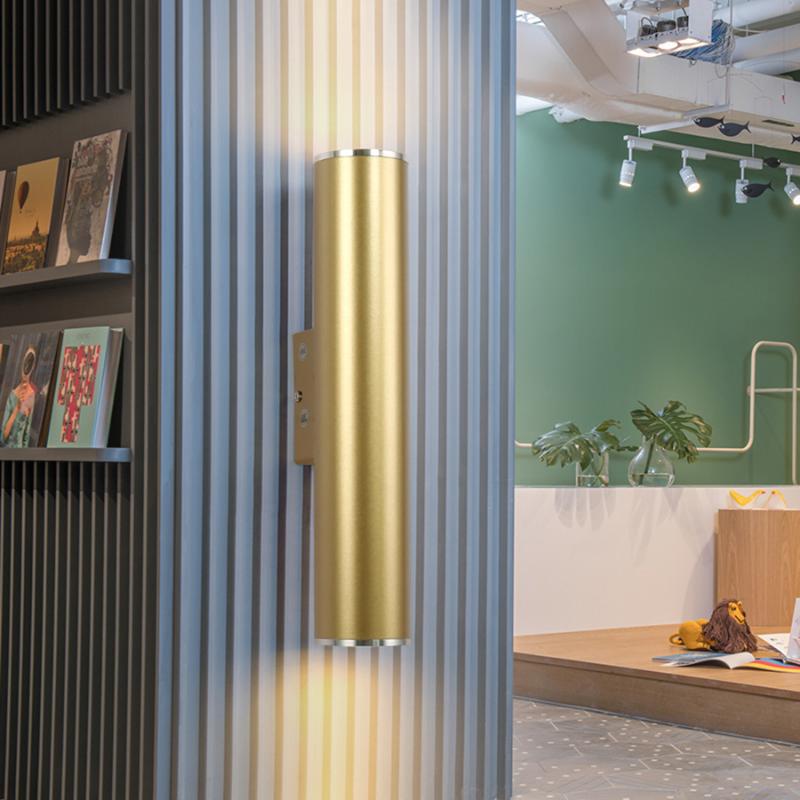 

Thrisdar Nordic Golden Up Down LED Wall Light Hotel Bar Kitchen Bathroom Wall Lamps Personality Corridor Aisle Stair Sconce