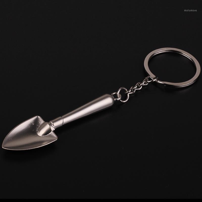 

100pcs/lot Novelty Mini Shovel Wrench Keychains man woman mini key ring creative style shovel ker ring1