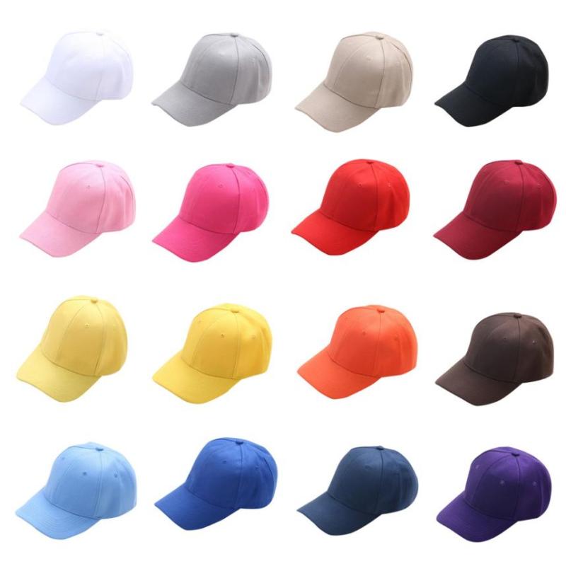 

Baby Unisex Cap 16 Color Solid Baseball Cap For Summer Fashion Boys Girls Kids Hip Hop Hats Cute Snapback 18Jun12, Black