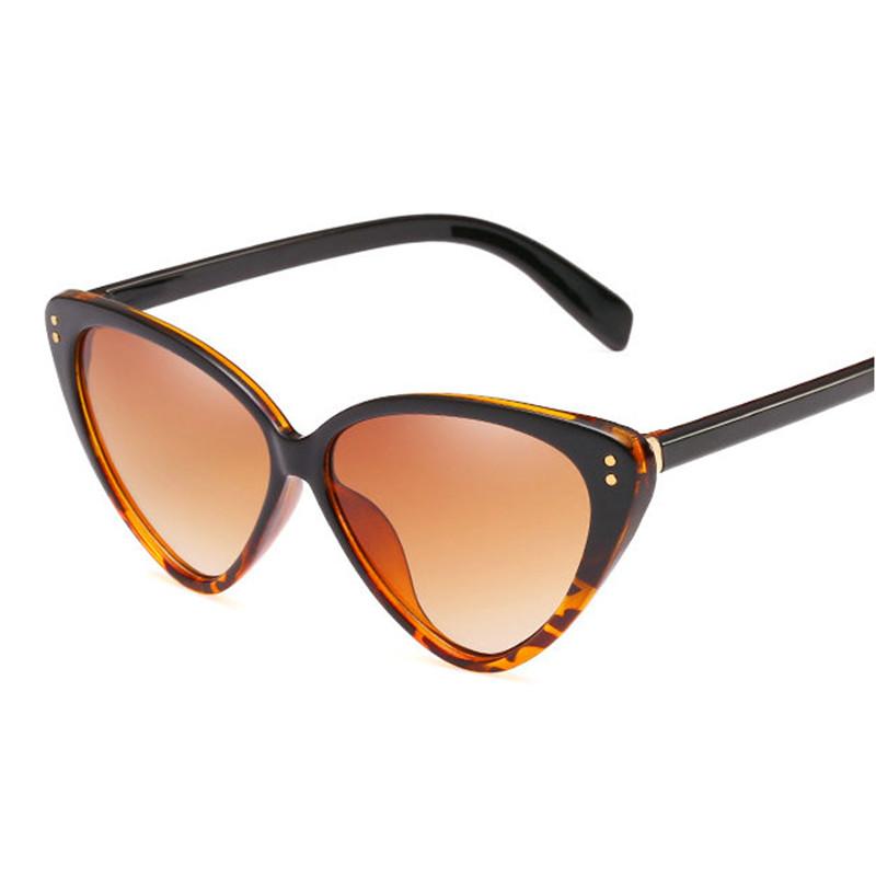 

MINCL/Women Small Cat Sunglasses Red Frame Women Brand Designer Ladies Sun glasses Vintage Sexy Eyewear Shades UV400 FML